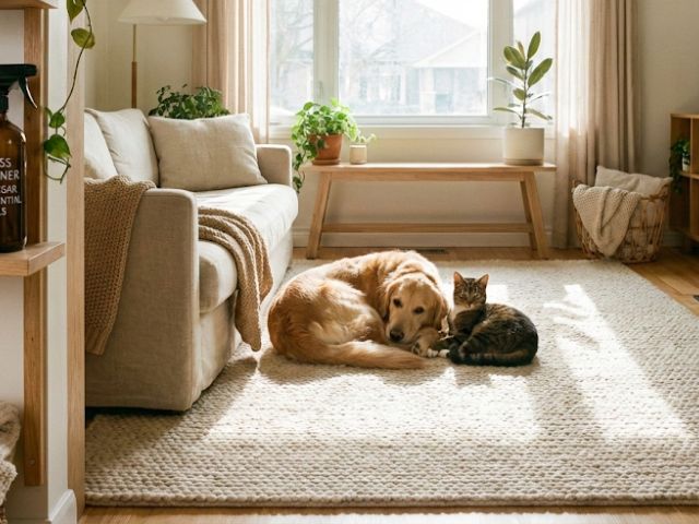 How to Keep Your Home Clean with Pet-Safe Cleaning Solutions | Crystal Wave Cleaners